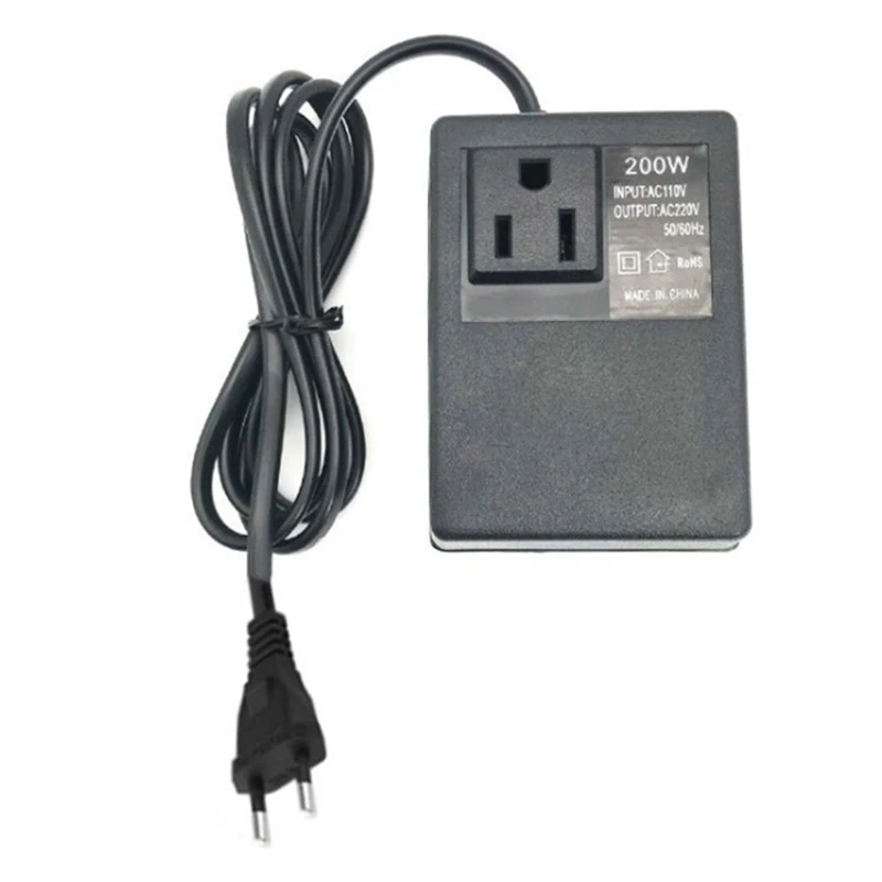 220V To 110V Voltage Converter Power Transformer Power Converter Step Down Voltage Converter Power 200W EU Plug
220V To 110V Voltage Converter Power Transformer Power Converter Step Down Voltage Converter Power 200W EU Plug