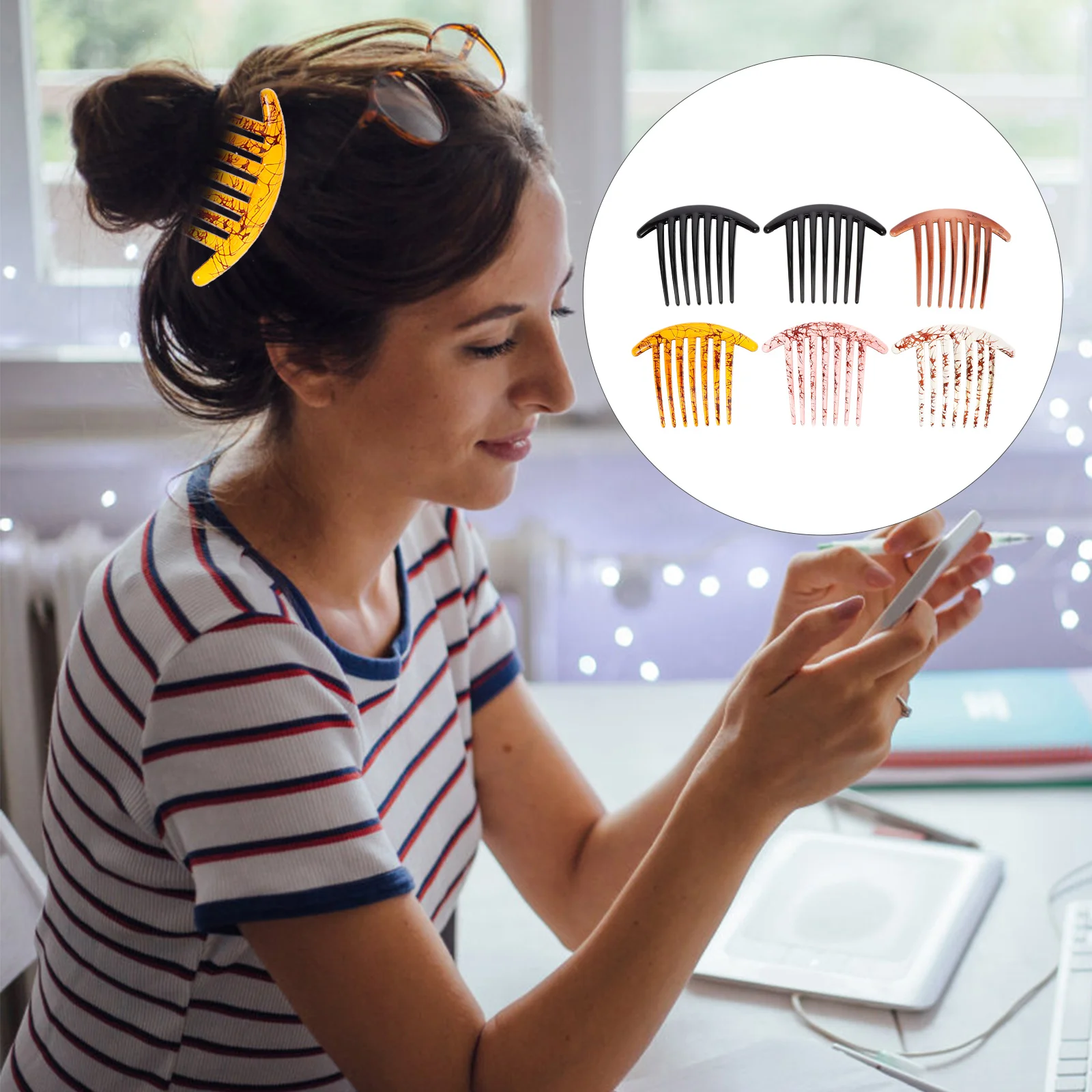 6 Pcs Combs For Women Hair Brush Women Combs Teeth Lady Parts Accessories Ladies Jewelry Plastic Side Spray
6 Pcs Combs For Women Hair Brush Women Combs Teeth Lady Parts Accessories Ladies Jewelry Plastic Side Spray