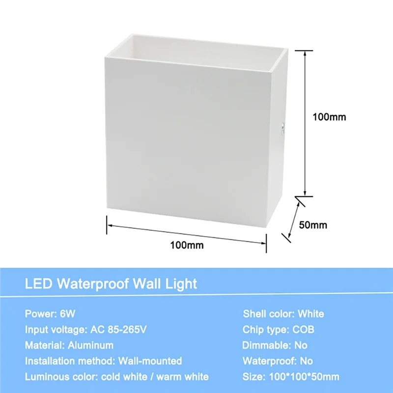 6W Aluminum Wall Lamp Bedside Wall Lamp Simple Style Bedroom Stair Decoration for Indoor and Outdoor Corridor 1
6W Aluminum Wall Lamp Bedside Wall Lamp Simple Style Bedroom Stair Decoration for Indoor and Outdoor Corridor 1