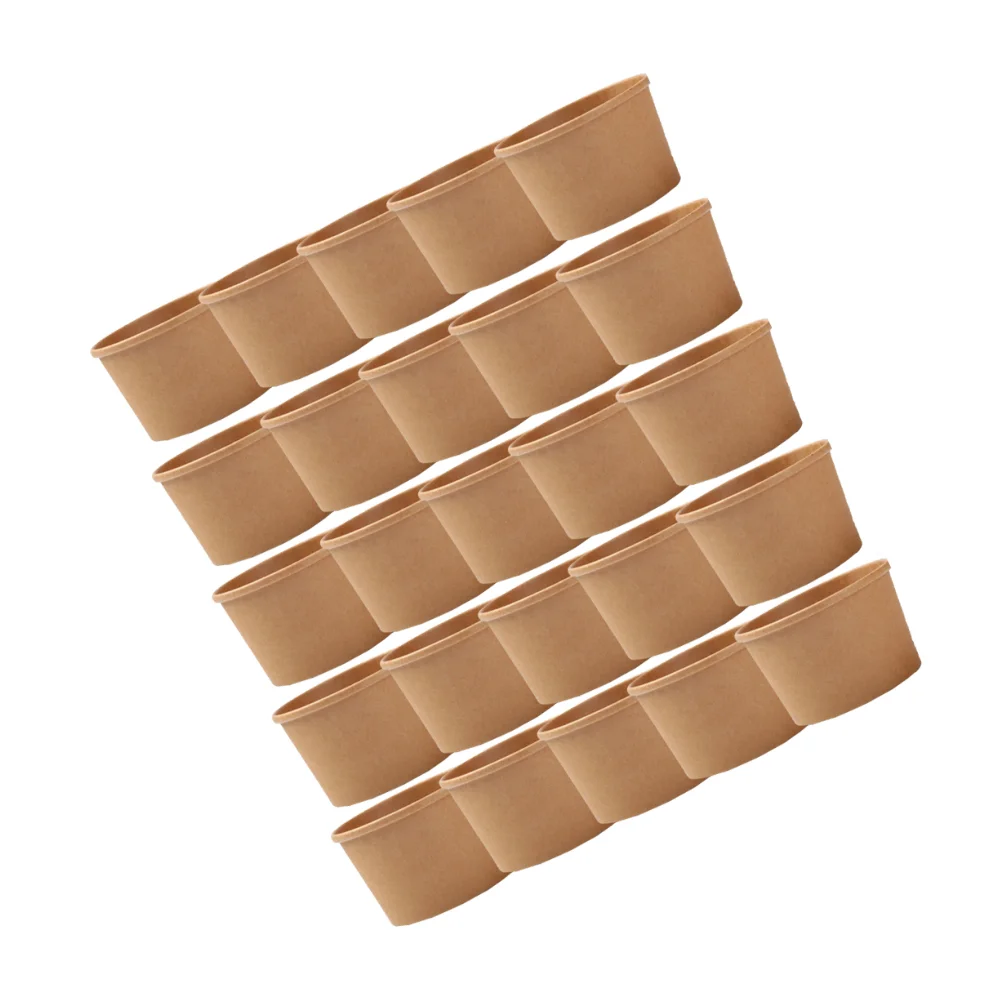 50Pcs Kraft Paper Bowls Kraft Treat Cups Tubs Paper Soup Cup Takeout Cup Yogurt Bowls Paper Cups
50Pcs Kraft Paper Bowls Kraft Treat Cups Tubs Paper Soup Cup Takeout Cup Yogurt Bowls Paper Cups