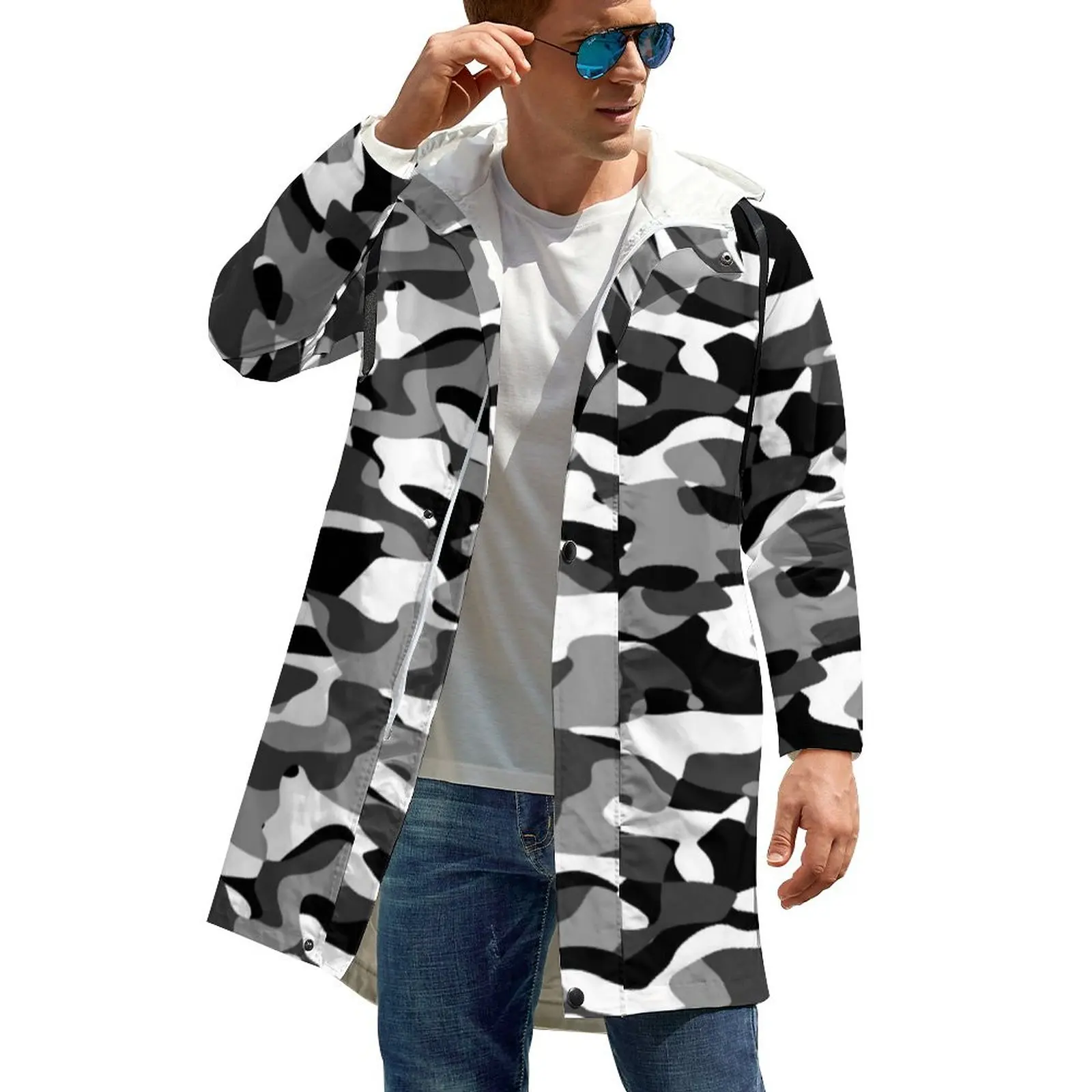 Dark Gray Camo Winter Casual Jackets Black And White Camouflage Modern With Pockets Coats Man Classic Windbreak Birthday Present
Dark Gray Camo Winter Casual Jackets Black And White Camouflage Modern With Pockets Coats Man Classic Windbreak Birthday Present