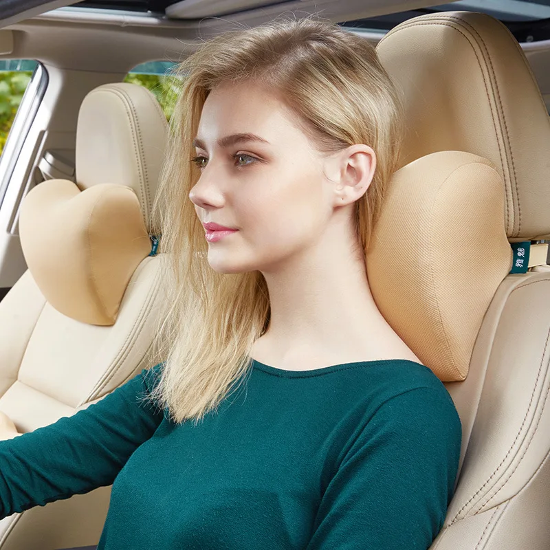 

Car Neck Pillow Headrest Shoulder Pillow Space Cotton 10 Colour Choose Traver Auto Interior Accessories Comfortable Home Office