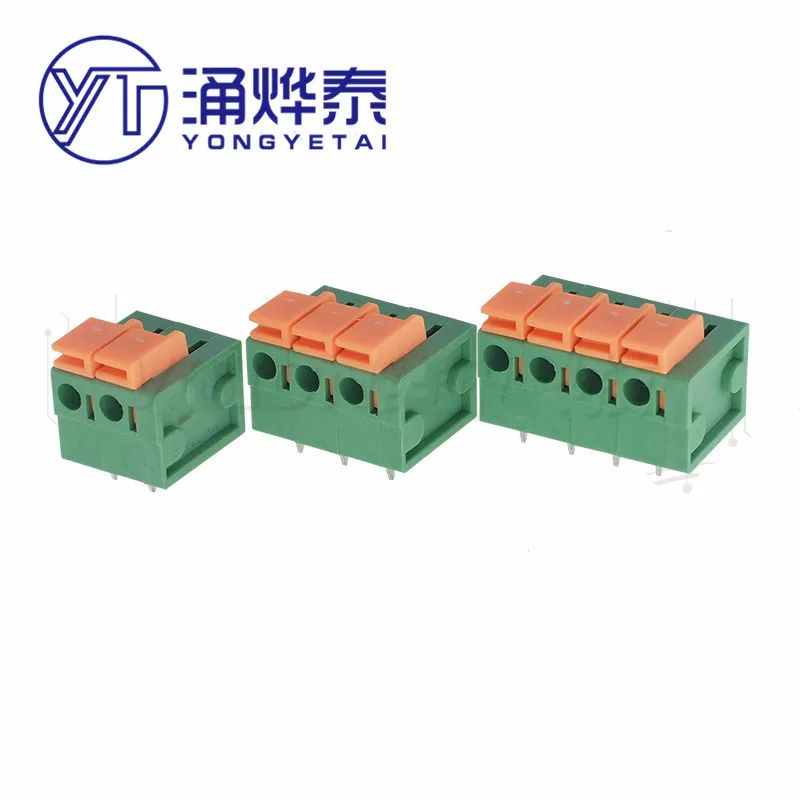 YYT 10PCS DG/KF142R-5.08mm pitch screw-free push-type terminal 2p3p30p can be spliced horizontal
YYT 10PCS DG/KF142R-5.08mm pitch screw-free push-type terminal 2p3p30p can be spliced horizontal