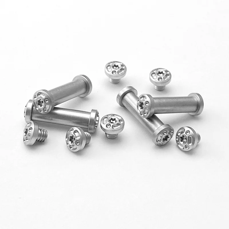 20 Sets 416 Stainless Steel CNC Knife Handle Lock Screws M4 Thread Folding Knives Spindle Rivets DIY Making Shank Accessories
20 Sets 416 Stainless Steel CNC Knife Handle Lock Screws M4 Thread Folding Knives Spindle Rivets DIY Making Shank Accessories
