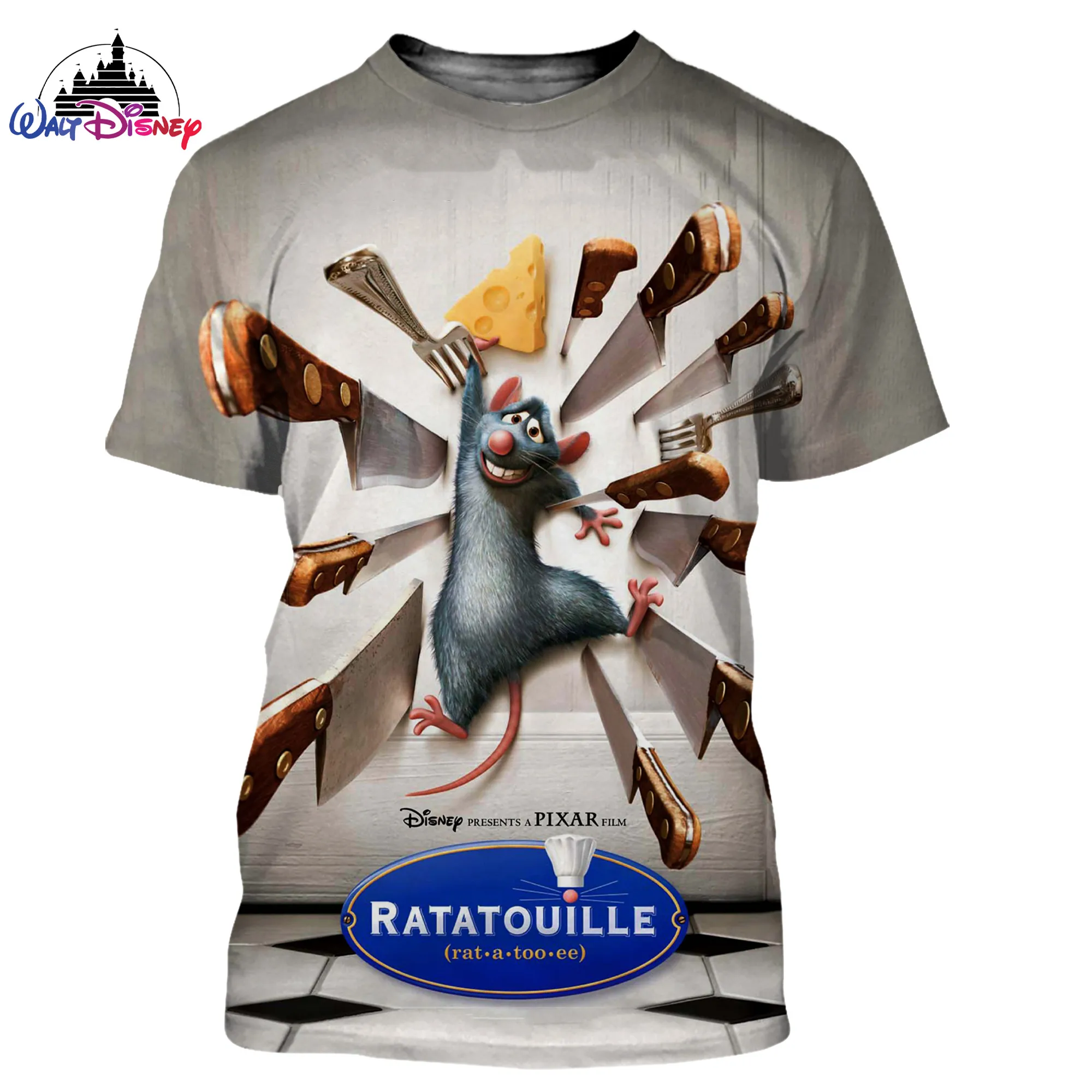 Ratatouille movie Disney men women Short Sleeve casual style 3D print t shirt Summer Casual Streetwear Tee Tops
Ratatouille movie Disney men women Short Sleeve casual style 3D print t shirt Summer Casual Streetwear Tee Tops