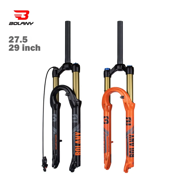 Bolany New Upgraded 32mm Bicycle Air Fork 27.5/29 Inch Mountain Bike Air Supension 120mm Travel Magnesium Alloy MTB Front Fork
Bolany New Upgraded 32mm Bicycle Air Fork 27.5/29 Inch Mountain Bike Air Supension 120mm Travel Magnesium Alloy MTB Front Fork
