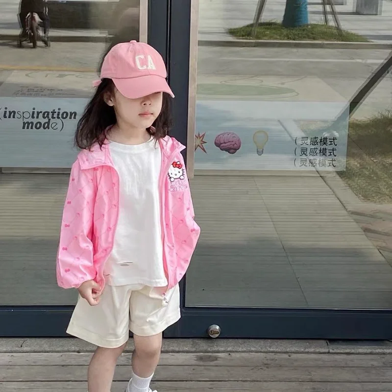 Sanrios Hello Kitty Hawaii Children Clothing Summer Girls Light Thin Quick Drying Breathable Sunscreen Skin Anime Cartoon Kawaii
Sanrios Hello Kitty Hawaii Children Clothing Summer Girls Light Thin Quick Drying Breathable Sunscreen Skin Anime Cartoon Kawaii