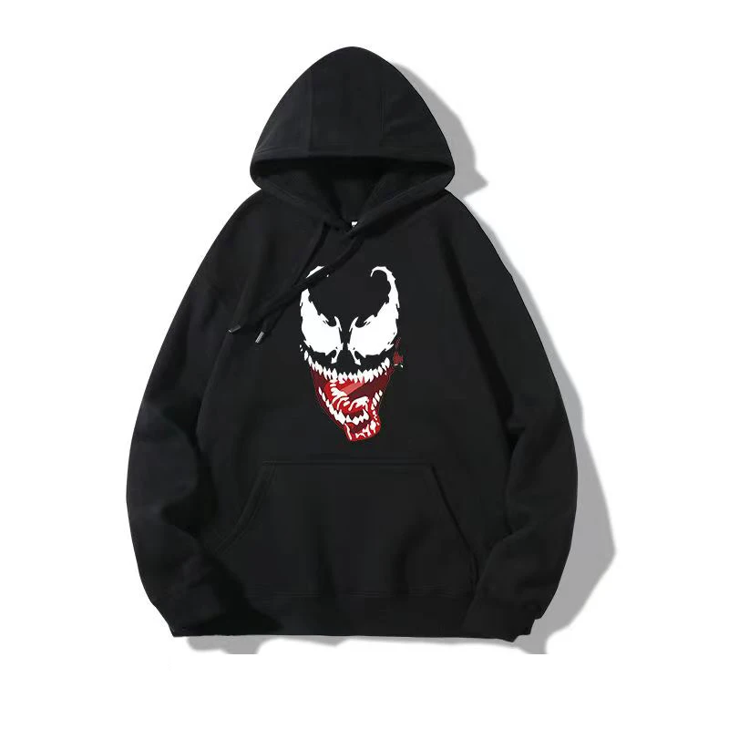Venom Hoodie Evil Face Printed Heros Clothing Autumn Vintage Anime Mens Womens Oversized Hooded Sweatshirt Unisex Pullover New
Venom Hoodie Evil Face Printed Heros Clothing Autumn Vintage Anime Mens Womens Oversized Hooded Sweatshirt Unisex Pullover New