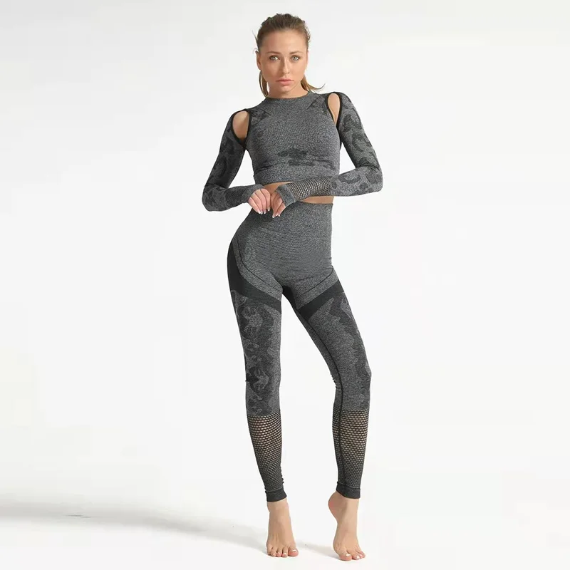 YUNTRY Seamless Yoga Suit 2022 Woman Sexy Clothing Long Sleeve Fitness Shirts Sports Top High Waist Leggings 2 Piece Yoga Set
YUNTRY Seamless Yoga Suit 2022 Woman Sexy Clothing Long Sleeve Fitness Shirts Sports Top High Waist Leggings 2 Piece Yoga Set