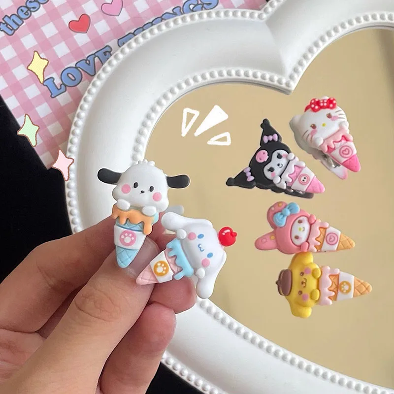6pcs/set HelloKittys Kuromi My Melody Cinnamoroll Hair Clip Kawaii Sanrio Accessories BB clip Cartoon Bangs Clip Gift for Girls
6pcs/set HelloKittys Kuromi My Melody Cinnamoroll Hair Clip Kawaii Sanrio Accessories BB clip Cartoon Bangs Clip Gift for Girls