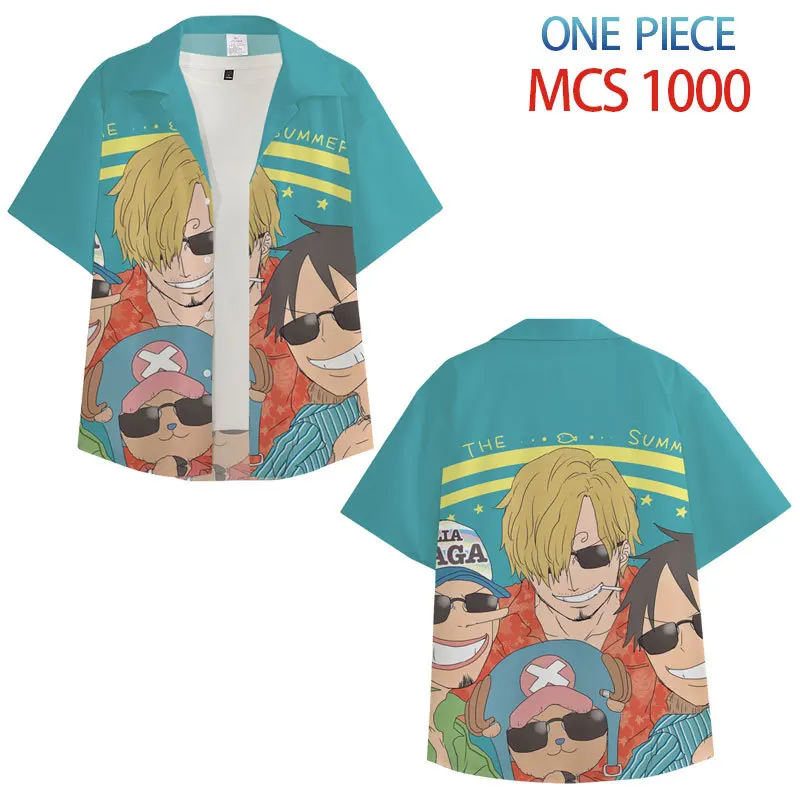 New Anime One Piece Cosplay Shirt 3D Digital Printing Luffy Zoro T-Shirt Men and Women's Leisure Beach Short Sleeve Summer Gift
New Anime One Piece Cosplay Shirt 3D Digital Printing Luffy Zoro T-Shirt Men and Women's Leisure Beach Short Sleeve Summer Gift