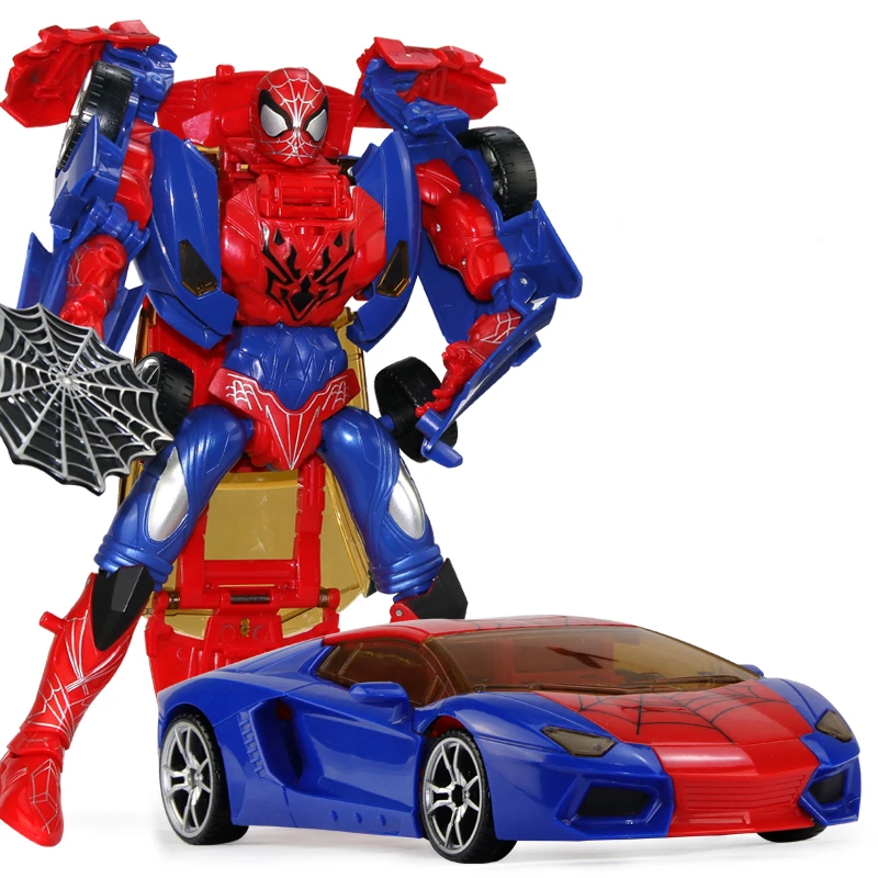Disney Marvel Avengers Fighting Heroes Spider-man Transformation Car Model Figure Doll Gk Model Deco Ornaments Gift for Children
Disney Marvel Avengers Fighting Heroes Spider-man Transformation Car Model Figure Doll Gk Model Deco Ornaments Gift for Children