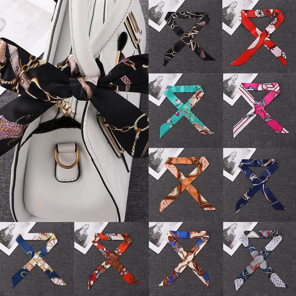 2Pcs Women's Fashion Small Silk Scarf Multifunction Silk Ribbon Scarf Decoration for Bag Handle/Headband/Neckerchief Accessories
2Pcs Women's Fashion Small Silk Scarf Multifunction Silk Ribbon Scarf Decoration for Bag Handle/Headband/Neckerchief Accessories