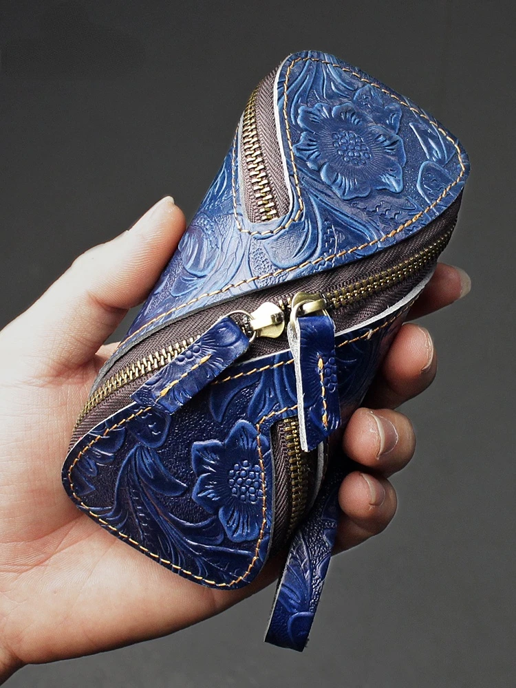 Handmade Cowhide Key Case First Layer Cowhide Creative Car Key Case Creative Vintage Zipper Mini Coin Purse Fashion
Handmade Cowhide Key Case First Layer Cowhide Creative Car Key Case Creative Vintage Zipper Mini Coin Purse Fashion