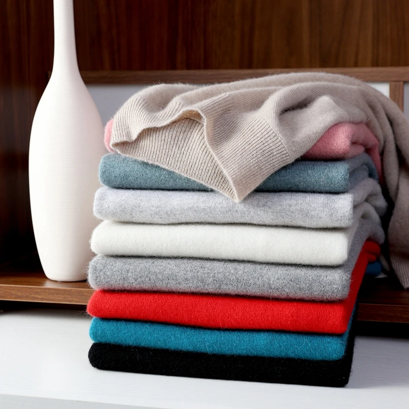 High end half high collar cashmere sweater women's loose autumn winter long sleeve bottom top Pullover
High end half high collar cashmere sweater women's loose autumn winter long sleeve bottom top Pullover