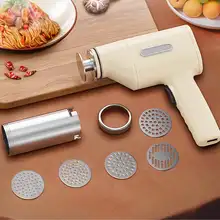 Household Electric Cordless Pasta Maker Machine Auto Noodle Maker for Kitchen 5 Pasta Shapes Detachable Easy Clean Pasta maker