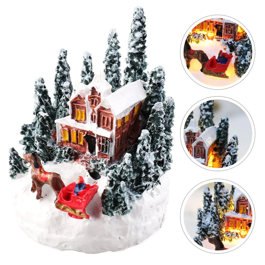 Mini Landscape Decor Decorative Christmas House Dinner Table Xmas Shaped Desktop Ornament Glowing Centerpiece Party Favor
Mini Landscape Decor Decorative Christmas House Dinner Table Xmas Shaped Desktop Ornament Glowing Centerpiece Party Favor