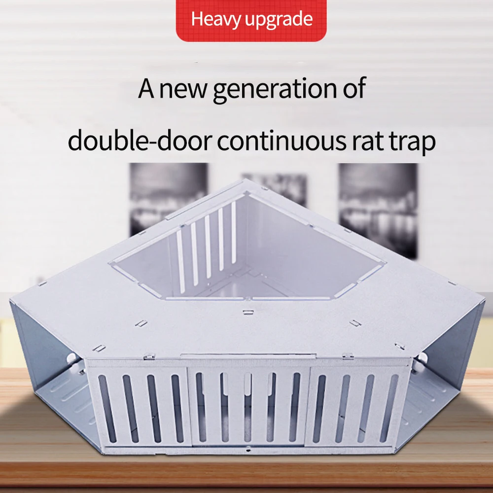 Exterminator Mouse Cage Portable Large Space Rustproof Non-toxic Reusable Household Accessories Home Automatic Mousetrap
Exterminator Mouse Cage Portable Large Space Rustproof Non-toxic Reusable Household Accessories Home Automatic Mousetrap