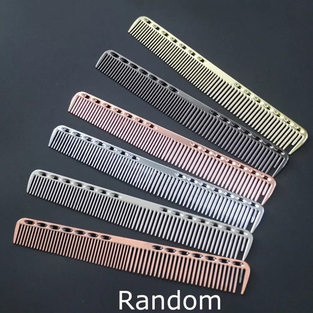Space Aluminum Hairdressing Cut Comb Anti Static Haircut Comb for Salon Barber Hair Beauty Tool
Space Aluminum Hairdressing Cut Comb Anti Static Haircut Comb for Salon Barber Hair Beauty Tool