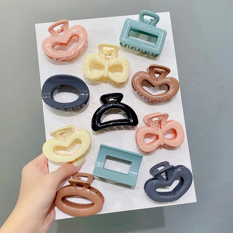 Spring Simple Hair Claw Grip Clip Acrylic Girl Womens Hair Shark Clip Back Head Hair Accessories Hair Clip Claw Clamp
Spring Simple Hair Claw Grip Clip Acrylic Girl Womens Hair Shark Clip Back Head Hair Accessories Hair Clip Claw Clamp