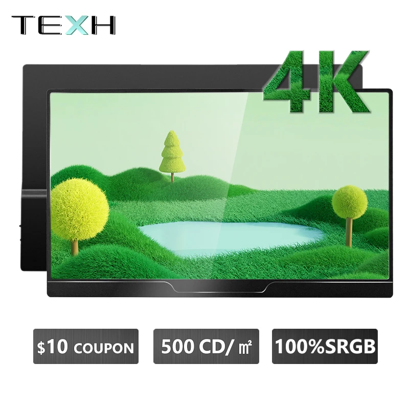 15,6 дюймов 4K портативный монитор HDR 500cd/м2 IPS ПК геймерский монитор 100% sRGB ноутбук компьютер экран игры для PS5 переключатель 
15,6 дюймов 4K портативный монитор HDR 500cd/м2 IPS ПК геймерский монитор 100% sRGB ноутбук компьютер экран игры для PS5 переключатель
