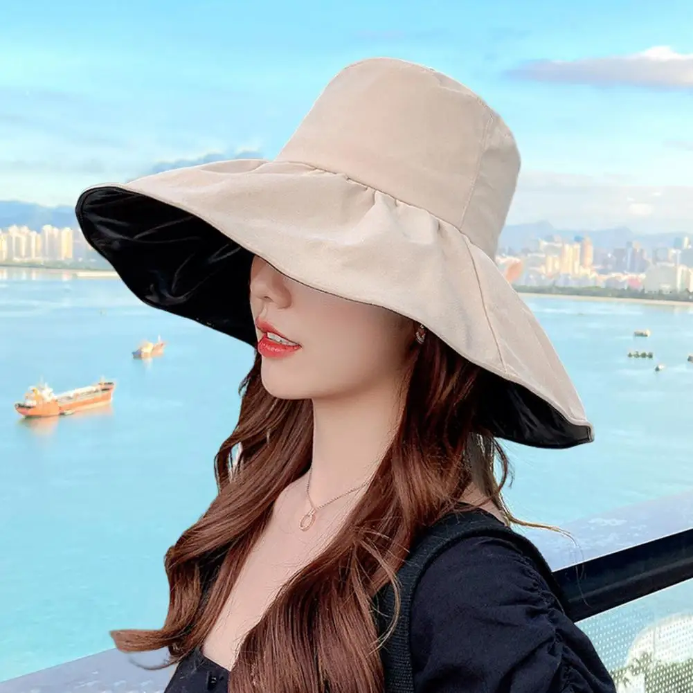 Summer Hat for Women Fisherman Hat Foldable Solid Color Vinyl Heat Resistant Anti-UV Sun Hats and Caps Outdoor Supply
Summer Hat for Women Fisherman Hat Foldable Solid Color Vinyl Heat Resistant Anti-UV Sun Hats and Caps Outdoor Supply
