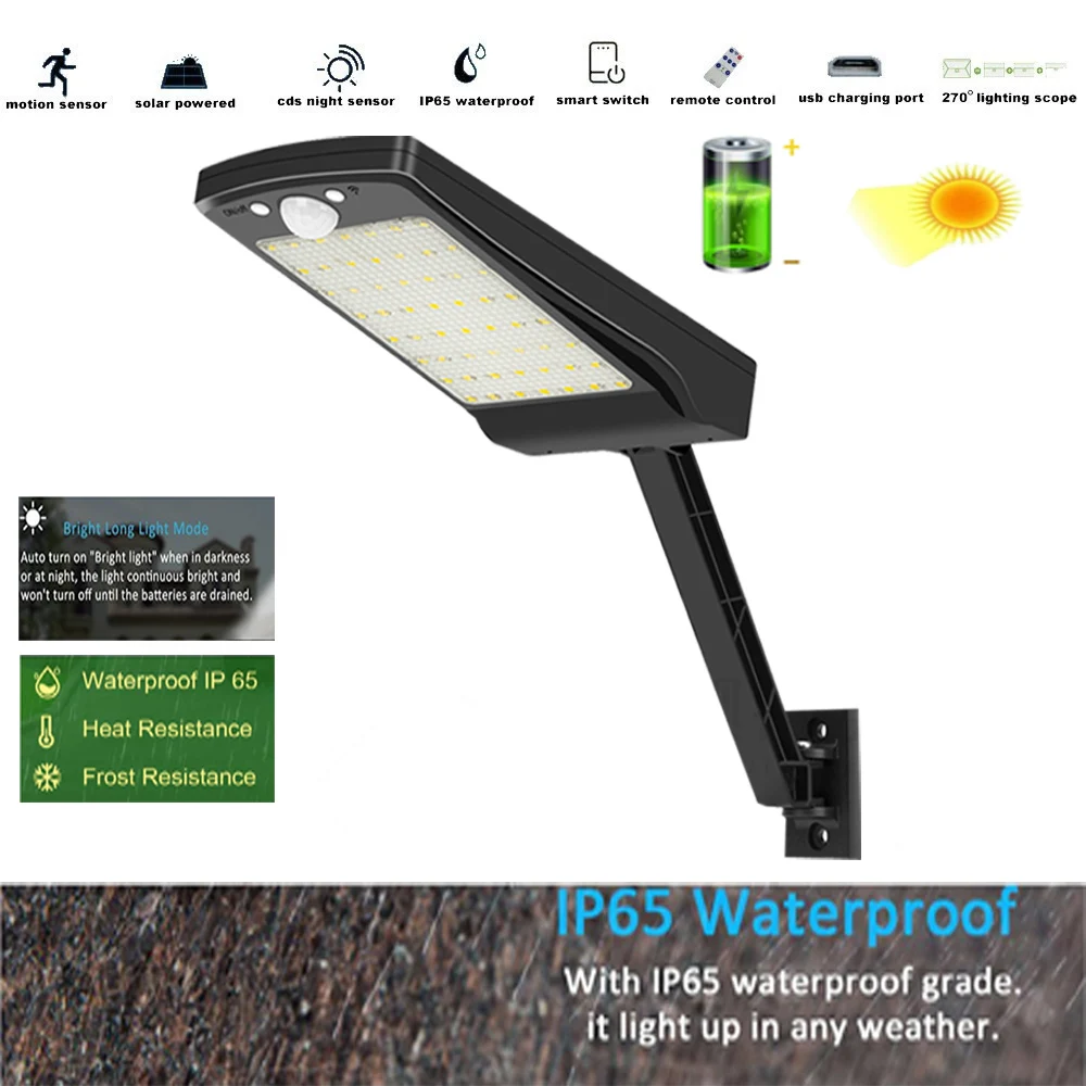 Sensor lights outdoor motion detection Street Yard GardenSolar Lamp focos solares para patio Sensor Security Lighting
Sensor lights outdoor motion detection Street Yard GardenSolar Lamp focos solares para patio Sensor Security Lighting