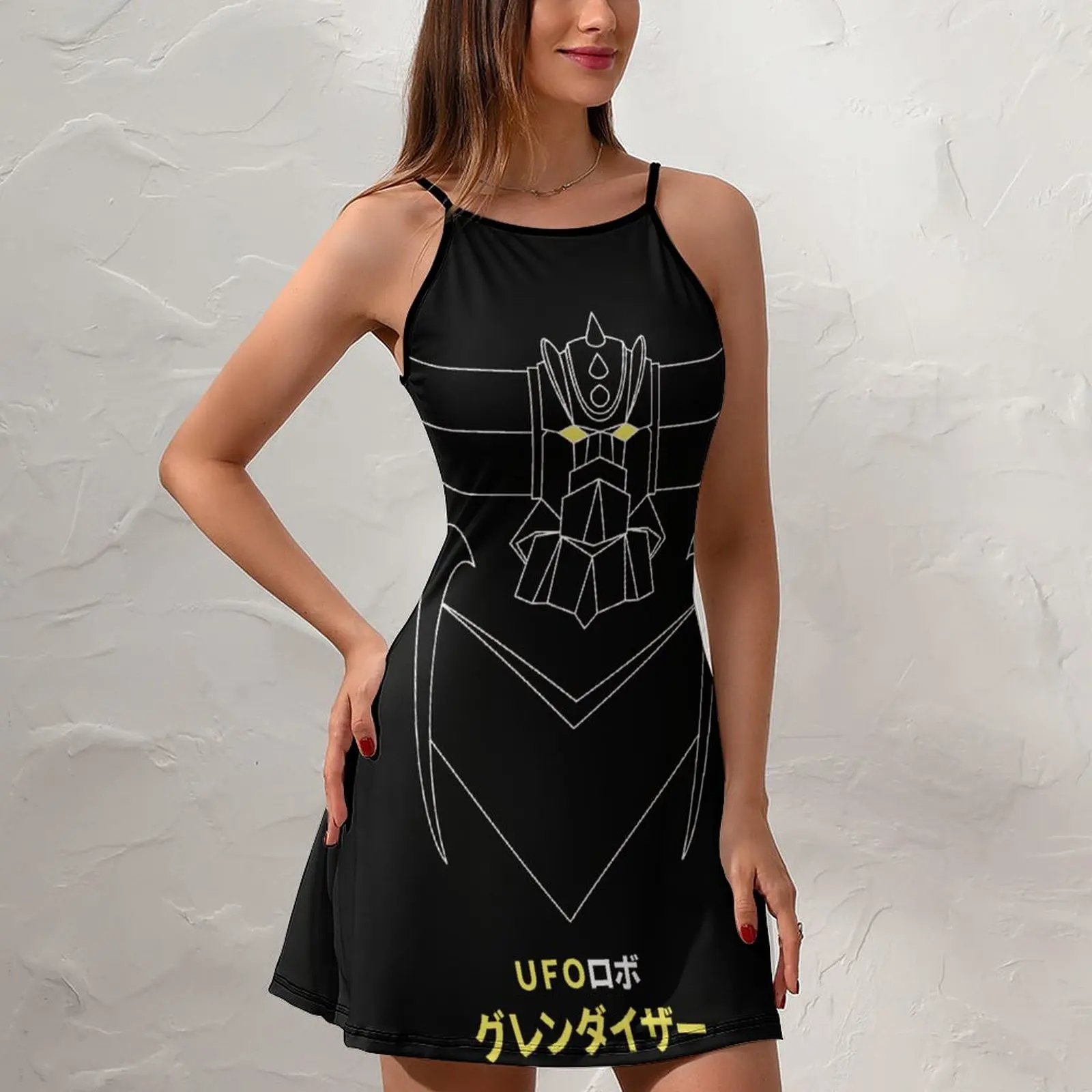 Пикантное женское платье на бретельках Mechas 02 Mazinger Z Steel Jeeg Robot Kotetsu Dark Great 10