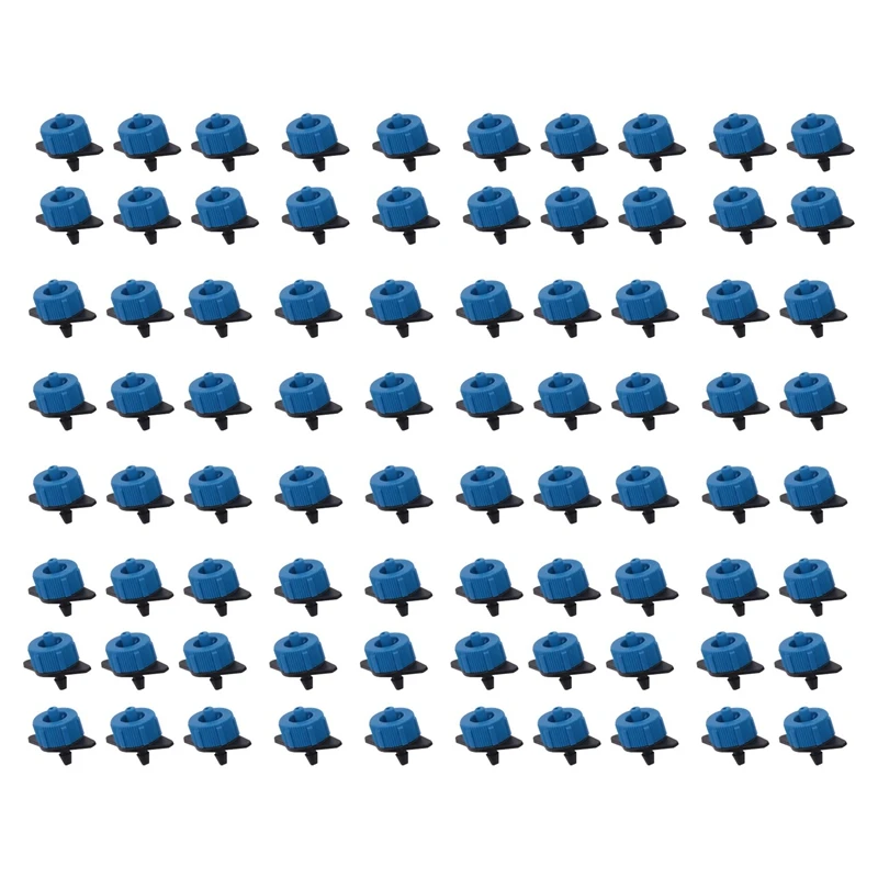 80Pcs Pressure Compensating Drip Emitters Adjustable Irrigation Drippers 2 GPH Drip Irrigation Mini Connectors For Lawn
80Pcs Pressure Compensating Drip Emitters Adjustable Irrigation Drippers 2 GPH Drip Irrigation Mini Connectors For Lawn
