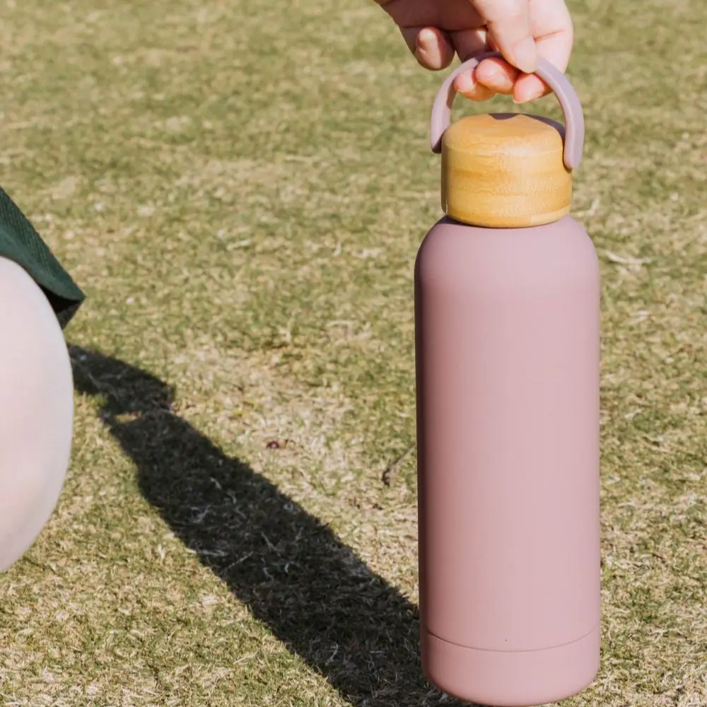 500ml Outdoor Thermos Water Bottle with Portable Bamboo Wood Lid Rubber Paint Stainless Steel Warmer Tumblers for Travel
500ml Outdoor Thermos Water Bottle with Portable Bamboo Wood Lid Rubber Paint Stainless Steel Warmer Tumblers for Travel
