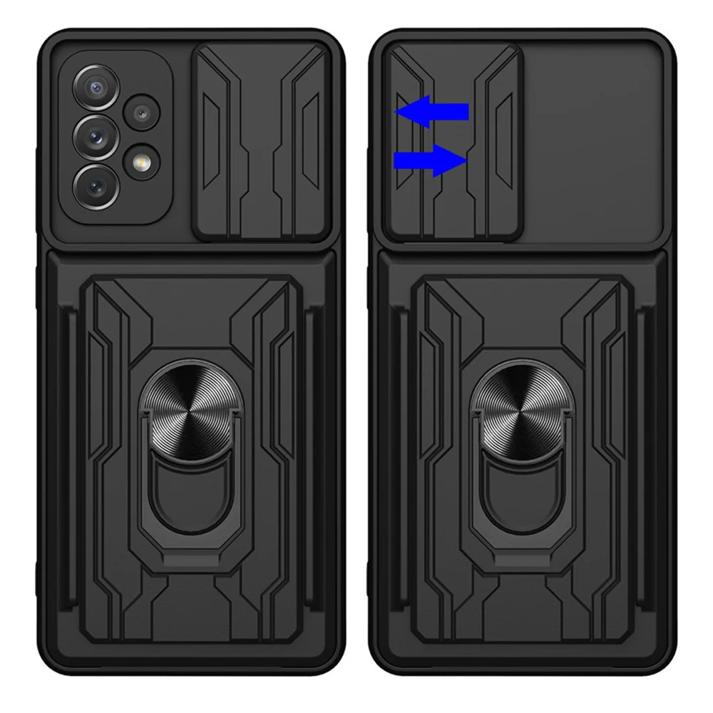 Samsung A72 Shockproof Case for Samsung A72 A71 A51 A31 A02S With Card Slot Ring Stand Camera Protection Cover for Galaxy M02S
Samsung A72 Shockproof Case for Samsung A72 A71 A51 A31 A02S With Card Slot Ring Stand Camera Protection Cover for Galaxy M02S