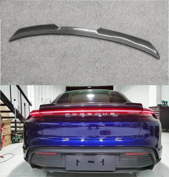 Автомобильный спойлер FD из настоящего углеродного волокна для заднего крыла багажника для Porsche Taycan / Turbo S 2019 2020 2021 2022 2023 
Автомобильный спойлер FD из настоящего углеродного волокна для заднего крыла багажника для Porsche Taycan / Turbo S 2019 2020 2021 2022 2023