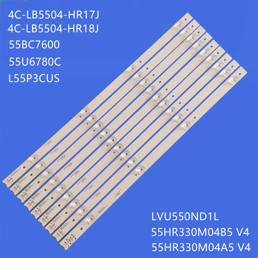 9pcs/set LED backlight strip for TCL L55P3CUS LVU550ND1L cd9w27 55BC7600 55U6780C Thomson 55uc6006s tmt_55p3_8x4+1x4_3030C_d6t-2
9pcs/set LED backlight strip for TCL L55P3CUS LVU550ND1L cd9w27 55BC7600 55U6780C Thomson 55uc6006s tmt_55p3_8x4+1x4_3030C_d6t-2