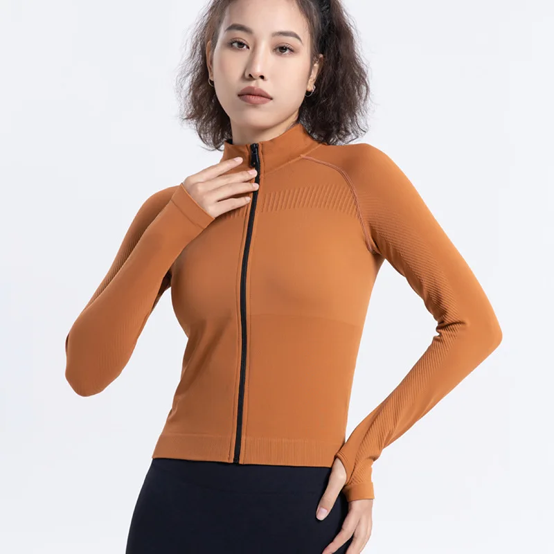 Women Full Zip-up Yoga Top Sport ShirtsWorkout Running Jackets with Thumb Holes Stretchy Fitted Long Sleeve Crop Tops Activewear
Women Full Zip-up Yoga Top Sport ShirtsWorkout Running Jackets with Thumb Holes Stretchy Fitted Long Sleeve Crop Tops Activewear