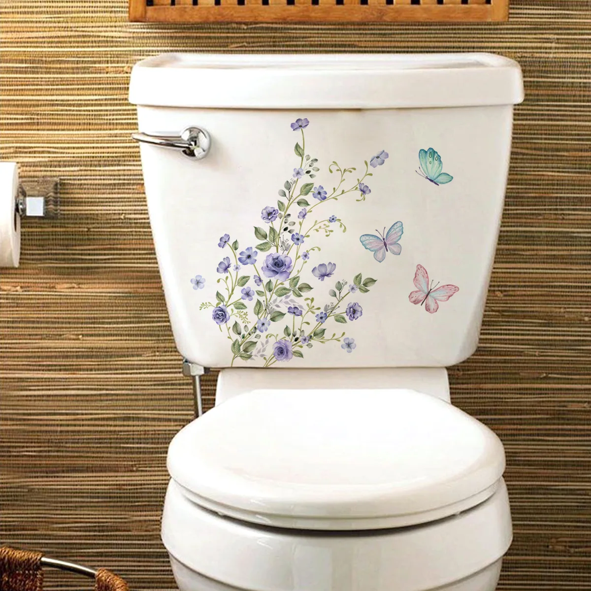 Plant Flowers Butterfly Wall Sticker Bathroom Accessories Decor Cabinet Room Home Decoration Decals Toilet Self Adhesive Mural
Plant Flowers Butterfly Wall Sticker Bathroom Accessories Decor Cabinet Room Home Decoration Decals Toilet Self Adhesive Mural