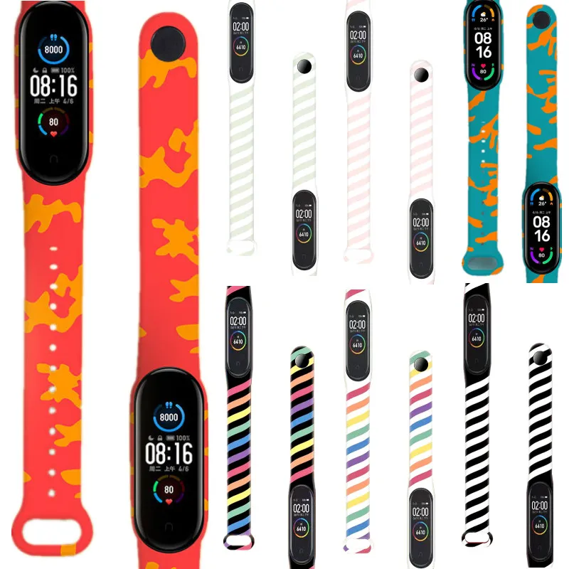 Sport Strap For Xiaomi Mi Band 6/5/4/3 Smart Watch Silicone Bracelet For Xiao Miband 4 5 6 Creative Style Replacement Wristband
Sport Strap For Xiaomi Mi Band 6/5/4/3 Smart Watch Silicone Bracelet For Xiao Miband 4 5 6 Creative Style Replacement Wristband