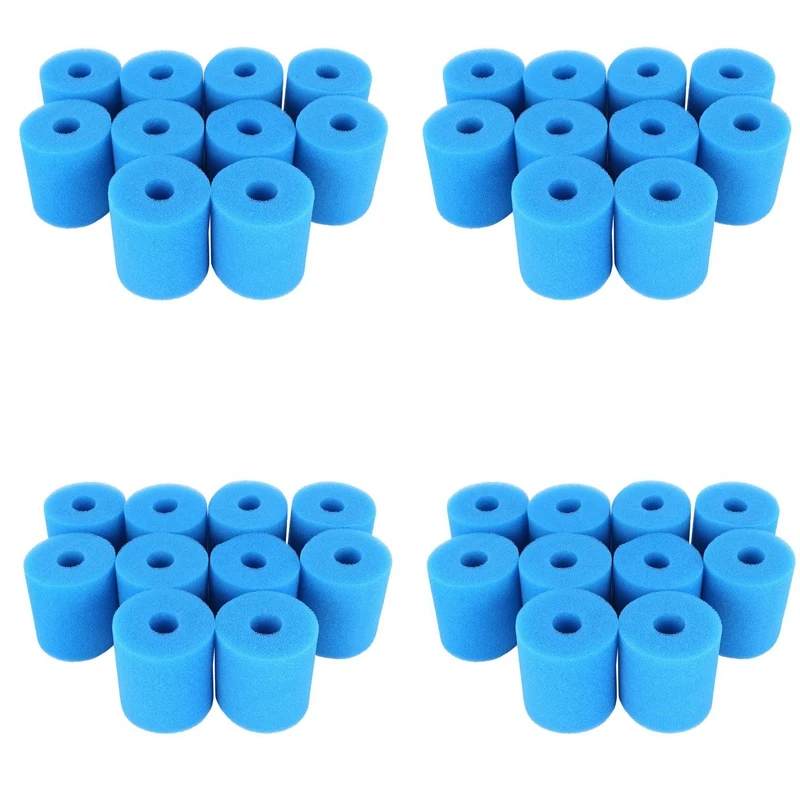 40PCS Filter Sponge Replacements For Intex Type H Washable Reusable Swimming Pool Filter Foam Sponge Cartridge
40PCS Filter Sponge Replacements For Intex Type H Washable Reusable Swimming Pool Filter Foam Sponge Cartridge