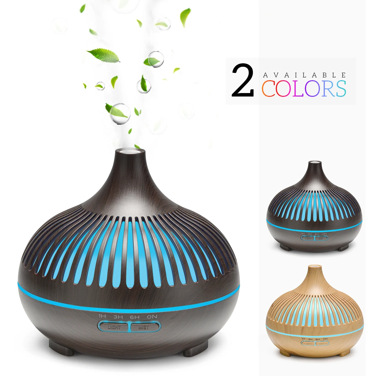 500ML Aromatherapy Essential Oil Diffuser Wood Grain Remote Control Ultrasonic Air Humidifier Cool with 7 Color LED Lights
500ML Aromatherapy Essential Oil Diffuser Wood Grain Remote Control Ultrasonic Air Humidifier Cool with 7 Color LED Lights