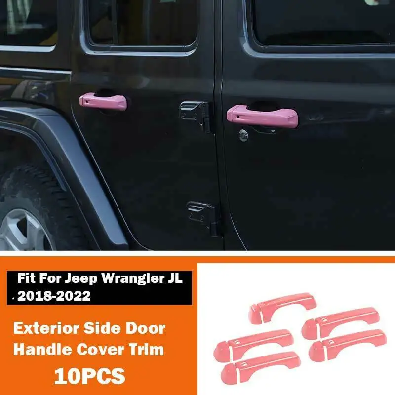Подходит для Jeep Wrangler JL 2018-22 наружная Боковая дверь + задняя дверь ручки крышки розовый
Подходит для Jeep Wrangler JL 2018-22 наружная Боковая дверь + задняя дверь ручки крышки розовый