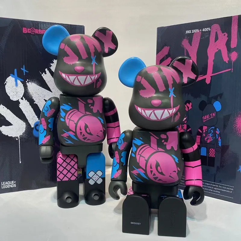 Конструктор граффити Bearbrick Jinx 400 фигурка экшн-Медведь 3d Bearbrick Оригинальное украшение мрачная фотомодель украшение подарки
Конструктор граффити Bearbrick Jinx 400 фигурка экшн-Медведь 3d Bearbrick Оригинальное украшение мрачная фотомодель украшение подарки