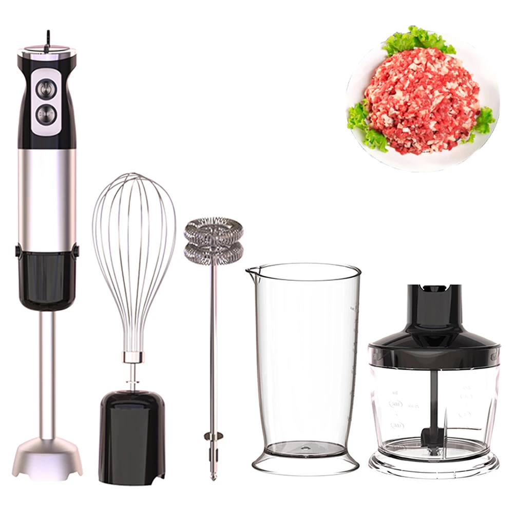 Immersion Hand Blender 600W 6 In 1 Multifunction Stick Blender Mixer Stainless Steel with Whisk Chopper Milk Frother Measure Cup
Immersion Hand Blender 600W 6 In 1 Multifunction Stick Blender Mixer Stainless Steel with Whisk Chopper Milk Frother Measure Cup