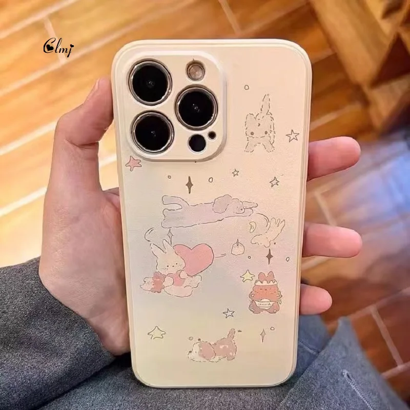 Clmj Cute Cartoon Rabbit Star Phone Case For iPhone 11 Pro 12 Mini 13 X XS Max XR 7 8 Plus Se 2020 Silicone Protective Cover
Clmj Cute Cartoon Rabbit Star Phone Case For iPhone 11 Pro 12 Mini 13 X XS Max XR 7 8 Plus Se 2020 Silicone Protective Cover