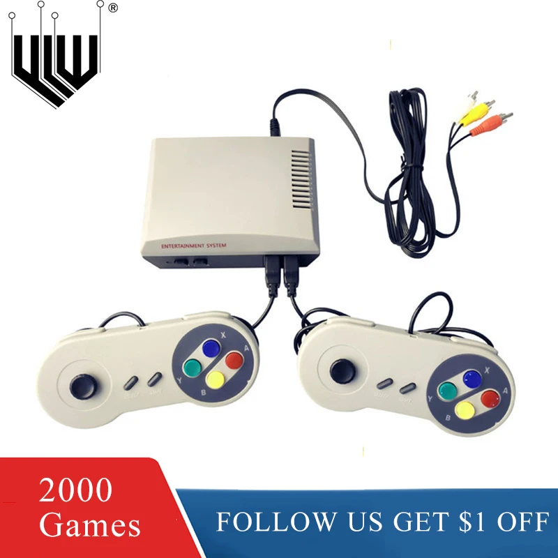 YLW Video Game Console 4G Built-in 2000 Retro Games Handheld Game Player Dual Wired Controller Suppor TV Output Gaming Kid Gifts
YLW Video Game Console 4G Built-in 2000 Retro Games Handheld Game Player Dual Wired Controller Suppor TV Output Gaming Kid Gifts