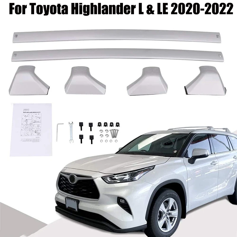 Car Roof Rack Cross Bars Cargo Carriers Rooftop (Without Side Rails) For Toyota Highlander L & LE 2020 2021 2022
Car Roof Rack Cross Bars Cargo Carriers Rooftop (Without Side Rails) For Toyota Highlander L & LE 2020 2021 2022