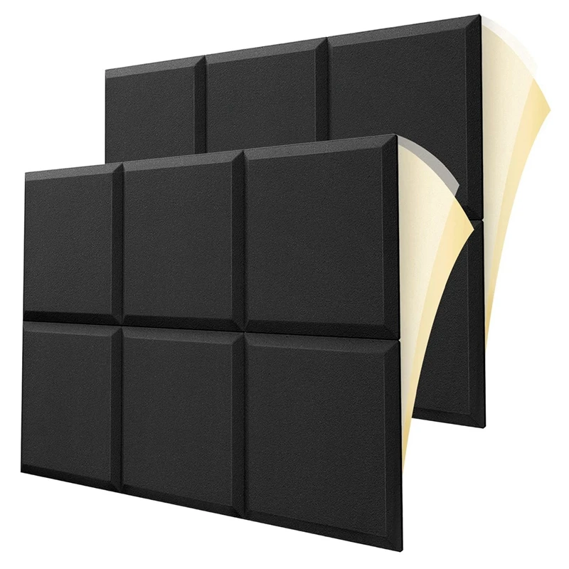 12 Pack Sound Proof Foam Panels Self Adhesive 1Inch X 12Inch X 12Inch Fuss Free Installation Sound Proofing Padding
12 Pack Sound Proof Foam Panels Self Adhesive 1Inch X 12Inch X 12Inch Fuss Free Installation Sound Proofing Padding