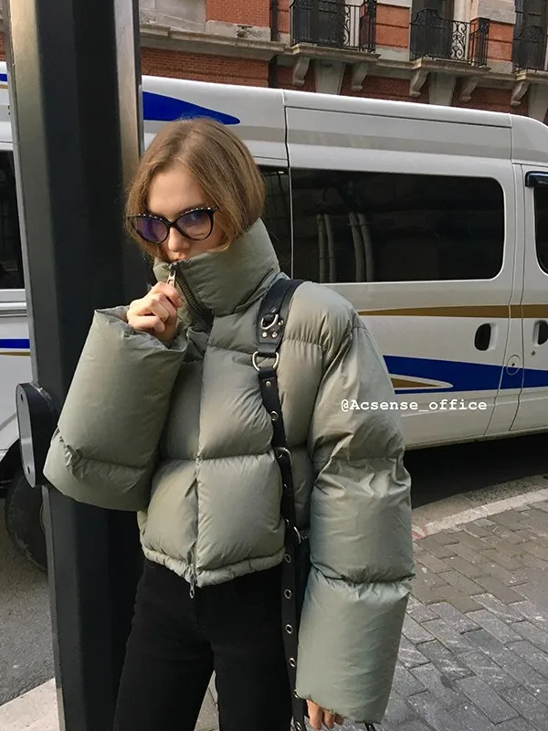 New Autumn Winter Women High Street Thick Warm Short Down Coat Lady Fashion Stand Collar Zipper White Duck Down Jacket Y144
New Autumn Winter Women High Street Thick Warm Short Down Coat Lady Fashion Stand Collar Zipper White Duck Down Jacket Y144