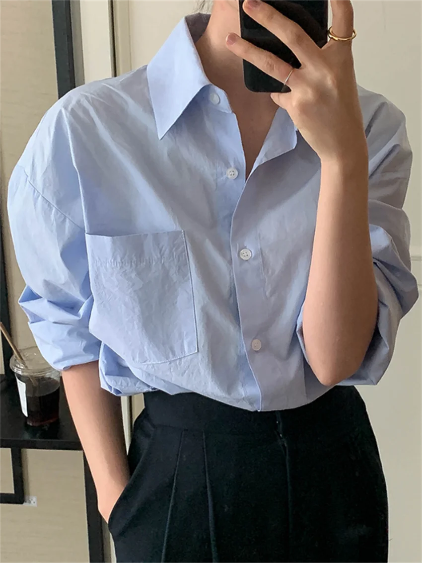 Alien Kitty Minimalist Chic Elegant Women Shirts Lapel Full Sleeves Casual 2022 Autumn Vintage Formal Office Lady New Tops
Alien Kitty Minimalist Chic Elegant Women Shirts Lapel Full Sleeves Casual 2022 Autumn Vintage Formal Office Lady New Tops