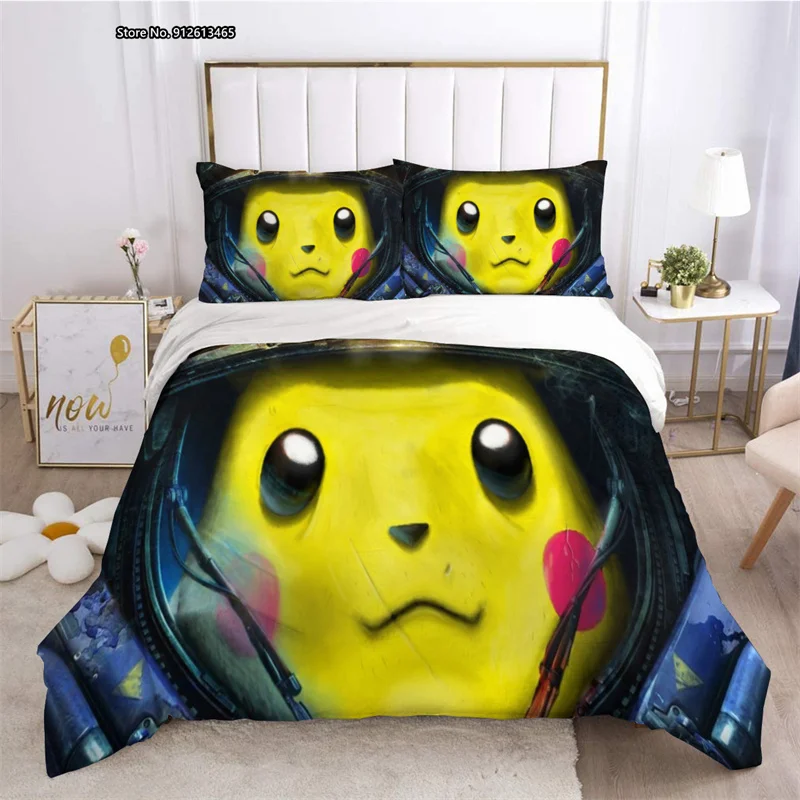 Creative Animation Pokemon Pattern Home Textiles 3D Pikachu Digital Printed Baby Bedroom Quilt Pillowcase Bedding
Creative Animation Pokemon Pattern Home Textiles 3D Pikachu Digital Printed Baby Bedroom Quilt Pillowcase Bedding