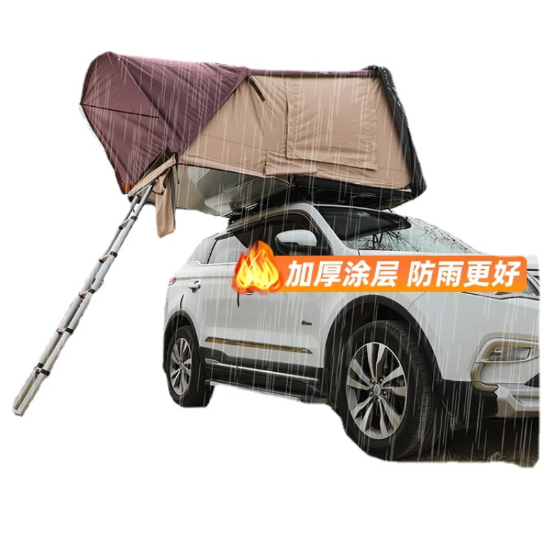 

Side Flip Roof Tent Hard Shell Quickly Open Outdoor Sunshade Camping Large Space Camping SUV Car Shell