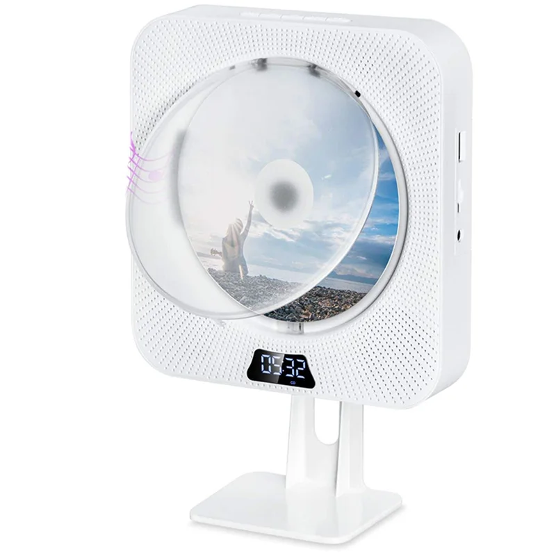 Портативный CD-плеер Bluetooth Встроенный домашний аудио USB mp3-плеер
Портативный CD-плеер Bluetooth Встроенный домашний аудио USB mp3-плеер